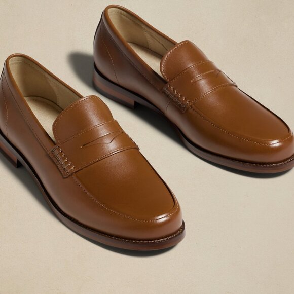 Banana Republic Leather Penny Loafer main image 4